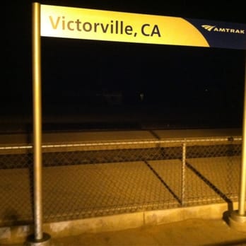 Amtrak Station - All there is at this station is the sign. - Train Stations Near Me - Victorville, California Amtrak Station - All there is at this station is the sign. - Train Stations Near Me - Victorville, California