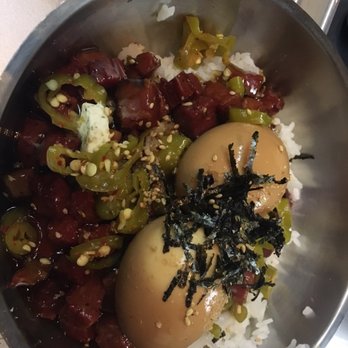CHIKO - The chopped brisket with soft egg on top (ordered a second egg) - Chinese Near Me - Washington, DC, District of Columbia