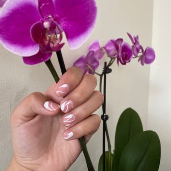 Chic Nails - Cute white design nails - Nail Salons Near Me - Norfolk, Virginia Chic Nails - Cute white design nails - Nail Salons Near Me - Norfolk, Virginia
