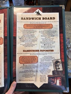 Menu photo 2 Pappy's Restaurant Santa Maria, CA
