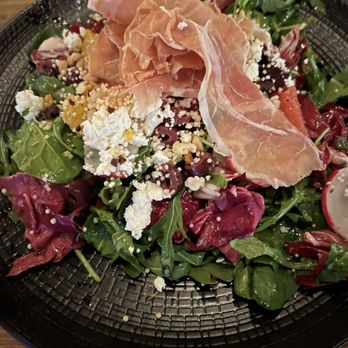 3128 Social House - Salad topped with serrano ham - Gastropubs Near Me - Albuquerque, New Mexico