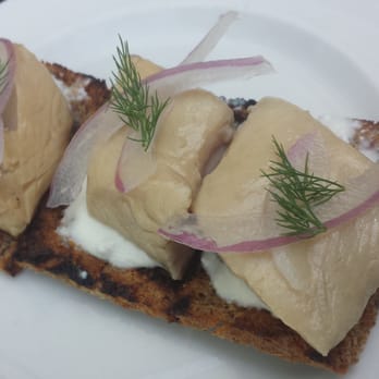 Bluebeard - Pickled fish on rye - New American Near Me - Indianapolis, Indiana