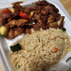 Dragon Teriyaki Express - Kung Pao chicken, teriyaki chicken, fried rice