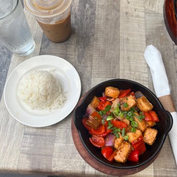 Sky Blossom - Salmon Clay Pot, Vietnamese Iced Coffee - Vietnamese Near Me - Dallas, Texas Sky Blossom - Salmon Clay Pot, Vietnamese Iced Coffee - Vietnamese Near Me - Dallas, Texas