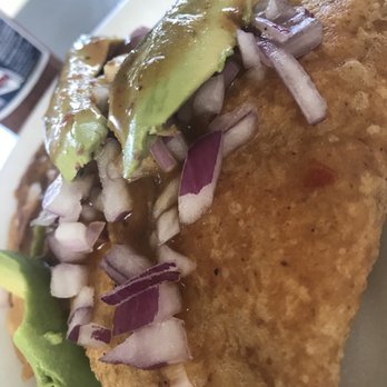 Mariscos La Corita - Shrimp empanadas with red onions, avocado, and spicy salsa - Mexican Near Me - Los Angeles, California Mariscos La Corita - Shrimp empanadas with red onions, avocado, and spicy salsa - Mexican Near Me - Los Angeles, California