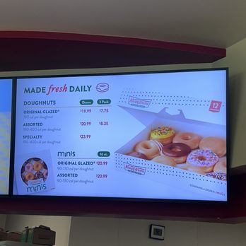 Krispy Kreme - Menu - Donuts Near Me - Ontario, California