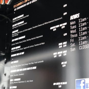 Jazzy Steakburger - Menu - Cheesesteaks Near Me - monroe, Michigan