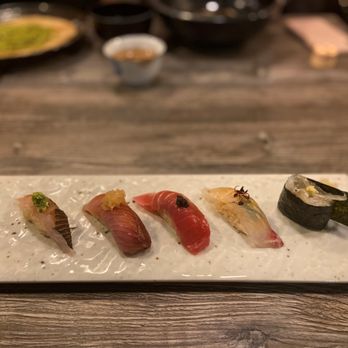 STEM Japanese Eatery - 5 pce Chef's Omakase Nigiri - Japanese Near Me - Burnaby, British Columbia