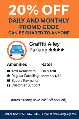 AirGarage | Public Parking - Graffiti Alley Baltimore by null