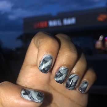 Luxx Nail Bar - Love my marble nails - Nail Salons Near Me - San Antonio, Texas