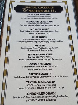 Menu photo 8 First and Last Tavern Hartford Hartford, CT Menu photo 8 First and Last Tavern Hartford Hartford, CT
