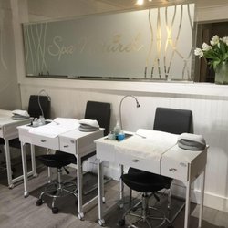 Ah! Naturel Bath, Body and Spa - Our manicures include a salt scrub and massage. We use CND Shellac or Spa Ritual Vegan polish with a wide selection of gorgeous colours!