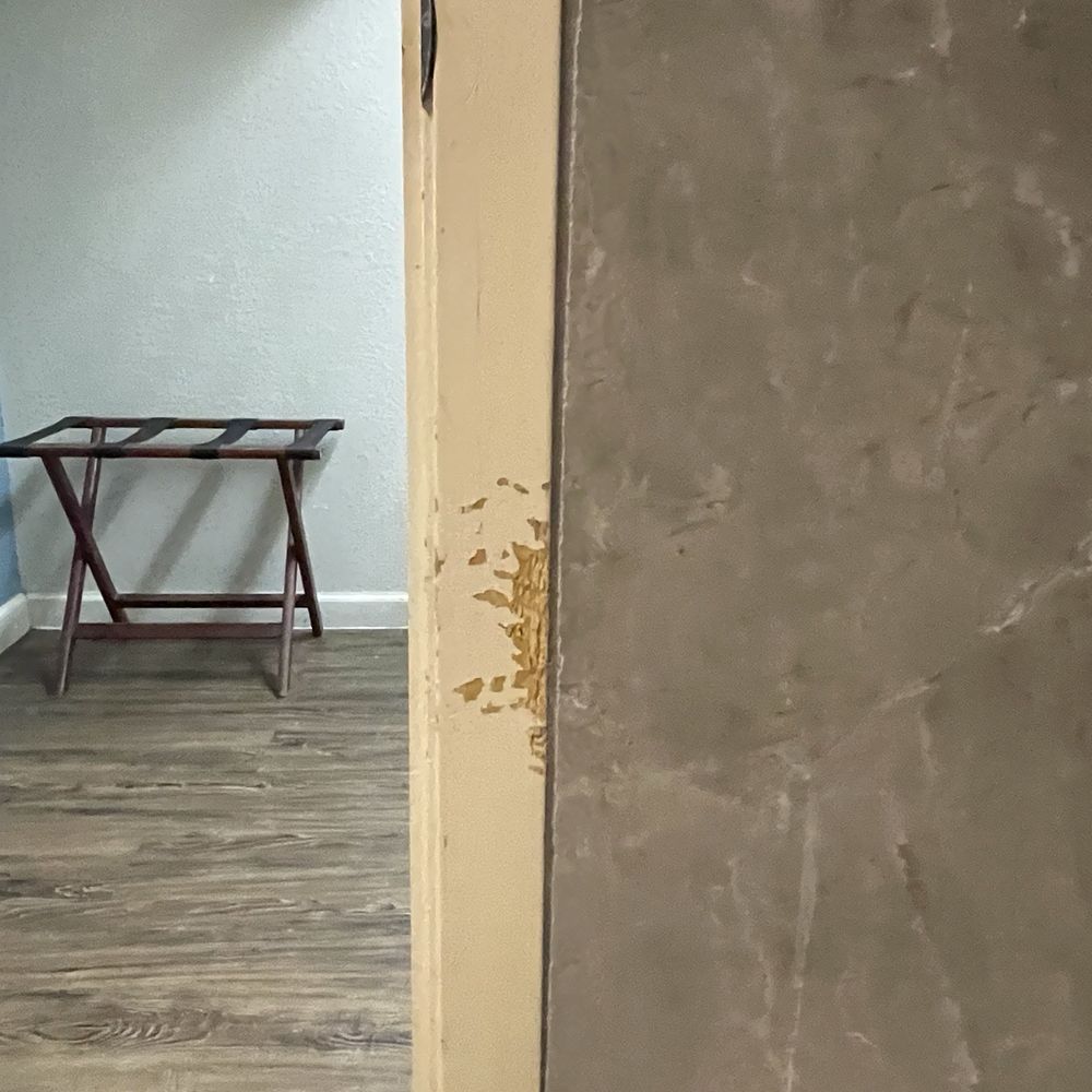 Super 8 by Wyndham Baytown - Damage to bathroom door frame. - Hotels Near Me - Baytown, Texas Super 8 by Wyndham Baytown - Damage to bathroom door frame. - Hotels Near Me - Baytown, Texas