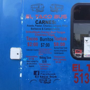 El Taco Bus - Food Trucks Near Me - Cincinnati, Ohio