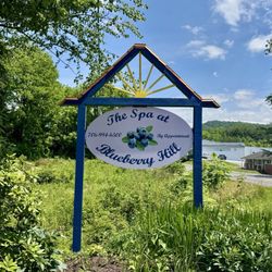 The Spa at Blueberry Hill - Spa sign