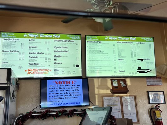 Photo of St Mary's Mexican Food - Tucson, AZ, US. Menu