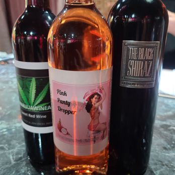 Ocala Wine Experience - Some of my favorite wines. Pink Panty dropper is a dragon fruit,  the other is  Pomegranate and the Shiraz is a fruitful dry - Beer, Wine & Spirits Near Me - Ocala, Florida