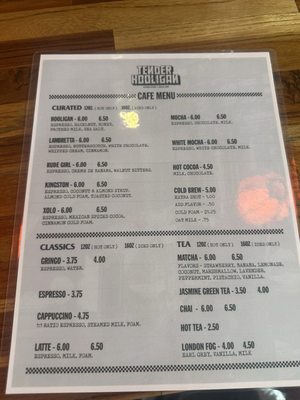 Menu photo 4 Tender Hooligan Chula Vista, CA