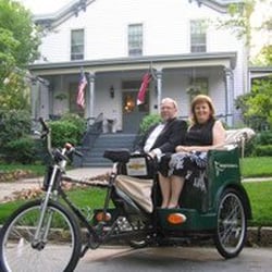 Raleigh Rickshaw company - Pick-up to and from The Oakwood Inn Bed and Breakfast