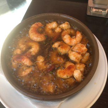 Los Mellizos - Gam as described Ajo Shrimp with garlic - Spanish Near Me - Malaga, Massachusetts