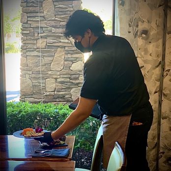 Bear Springs Bistro & Lounge - Justice, a wonderful server at The Bistro. - New American Near Me - Highland, California Bear Springs Bistro & Lounge - Justice, a wonderful server at The Bistro. - New American Near Me - Highland, California