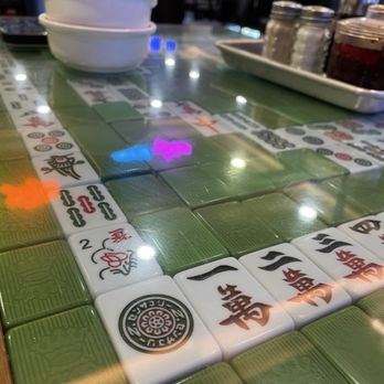 HK Macau Bistro - Mahjong decorated tables - Hong Kong Style Cafe Near Me - San Gabriel, California
