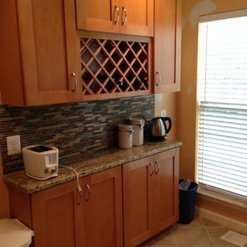 KBR Kitchen and Bath - Small space with ample cabinets for my pots, pans, and wine bottles! - General Contractors Near Me - Fairfax, Virginia
