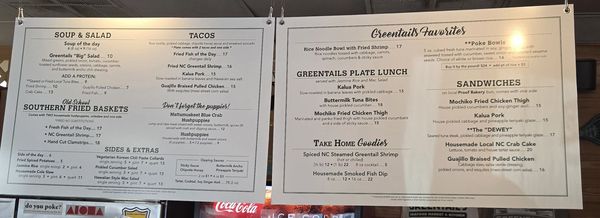 Menu photo 3 Greentail's Seafood Market and Kitchen Nags Head, NC