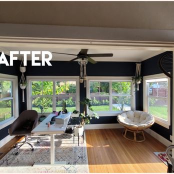Line and Level Contracting - Plaster walls skimmed, new base boards, crown moulding added, new paint throughout. - General Contractors Near Me Line and Level Contracting - Plaster walls skimmed, new base boards, crown moulding added, new paint throughout. - General Contractors Near Me