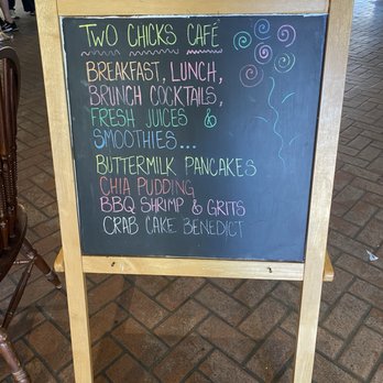 Two Chicks Cafe - Sign at Entrance - Breakfast & Brunch Near Me - New Orleans, Louisiana Two Chicks Cafe - Sign at Entrance - Breakfast & Brunch Near Me - New Orleans, Louisiana