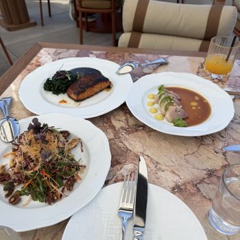 Gemma - asian chicken salad, miso salmon, and ponzu sashimi - Desserts Near Me - Beverly Hills, California Gemma - asian chicken salad, miso salmon, and ponzu sashimi - Desserts Near Me - Beverly Hills, California