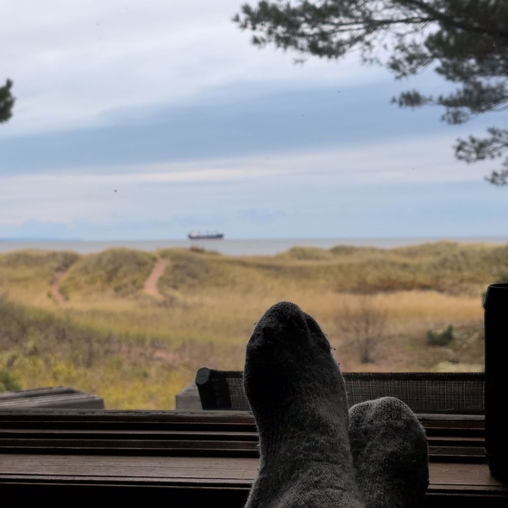 Flagship Rentals - View of Lake Superior shows access trail from comfy chair. - Vacation Rentals Near Me Flagship Rentals - View of Lake Superior shows access trail from comfy chair. - Vacation Rentals Near Me