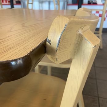 Five Guys - Scruffy chairs! - Burgers Near Me - Spanish Fork, Utah