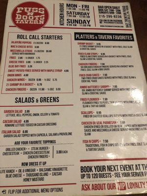 Menu photo 2 Puss N Boots Fairless Hills, PA Menu photo 2 Puss N Boots Fairless Hills, PA