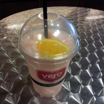 Vero Coffee Bar - Sicilian blood orange sgroppino. Delightful. Sorbetto-y. Not too sweet. Limited time summer drink, so best get on it! - Cafes Near Me - Hoffman Estates, Illinois