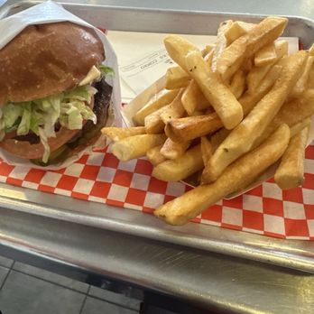 Corner Burger - The #1. Burger and fries. - Burgers Near Me - Lawndale, California