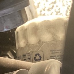 Supposedly new filter within 5 min after he pulled it out of the garage  this is the picture I took