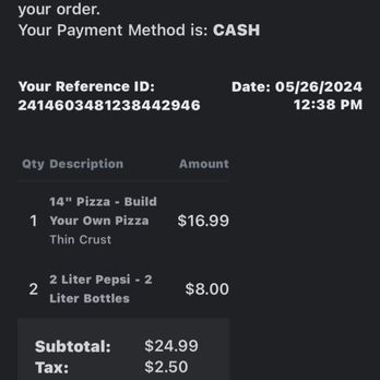 Rosati's Pizza - Receipt - Pizza Near Me - Aurora, Illinois Rosati's Pizza - Receipt - Pizza Near Me - Aurora, Illinois