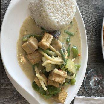 Thai Spice - Green Curry with tofu was delicious - Thai Near Me - Spring Hill, Florida