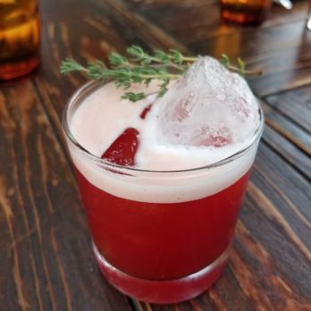 Campfire - Beet cocktail - New American Near Me - Carlsbad, California
