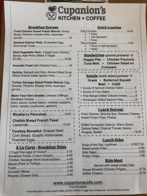 Menu photo 6 Cupanion’s Kitchen & Coffee Atlanta, GA