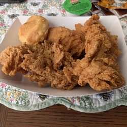 Krispy Krunchy Chicken - The chicken strips are huge.
