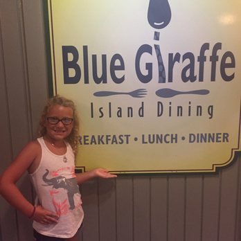Blue Giraffe Restaurant - My daughter loves the Blue Giraffe. - Seafood Near Me - Sanibel, Florida