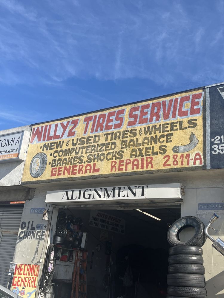 WILLYZ TIRES SERVICE Updated September 2024 2811 Beverly Blvd, Los Angeles, California