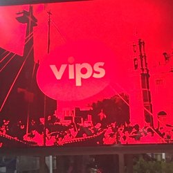 VIPS - Inside sign.