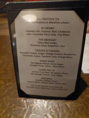 Menu photo 8 Bite American Tapas Incline Village, NV