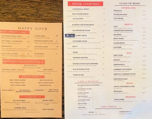 Menu photo 5 The Malt House New York, NY Menu photo 5 The Malt House New York, NY