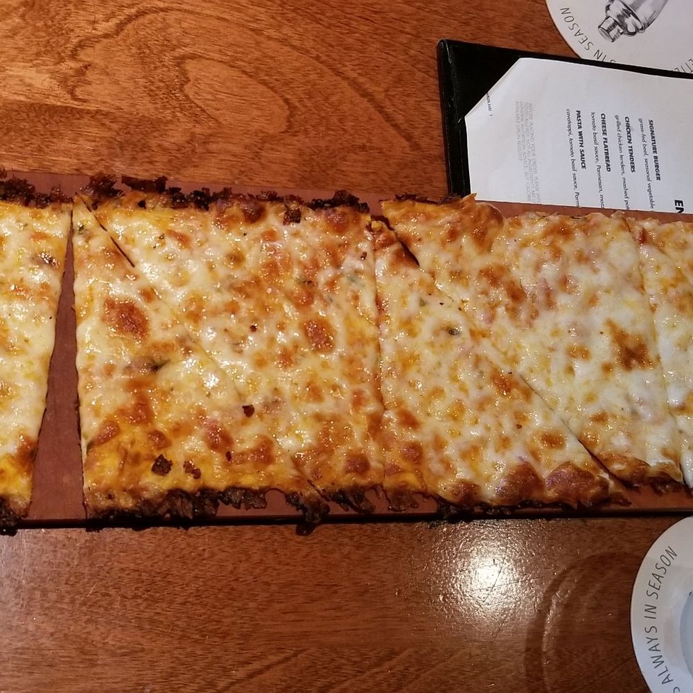 Seasons 52 - Kids cheese flatbread, great portion and so delicious!!! - New American Near Me - Naples, Florida Seasons 52 - Kids cheese flatbread, great portion and so delicious!!! - New American Near Me - Naples, Florida