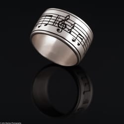 Tillis Jewelry - Music Ring. Can be made with a tune just for you.