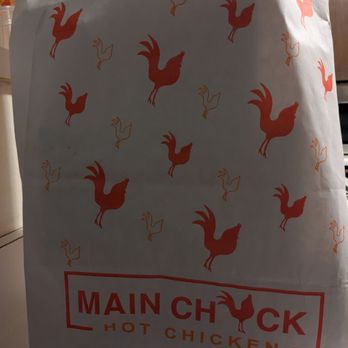 Main Chick Hot Chicken - This huge bag for a chicken sandwich and fries? - New American Near Me - San Diego, California